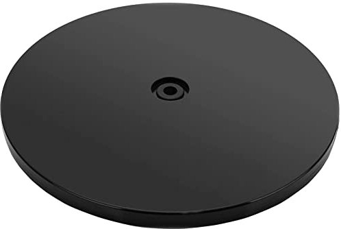 Case Wonder Turntable Rotating Lazy Susan Servierplatte/Multi Zweck 360 Grad Rotierende Plattform Turntable Kuchen Stand (Schwarz 12 Zoll)
