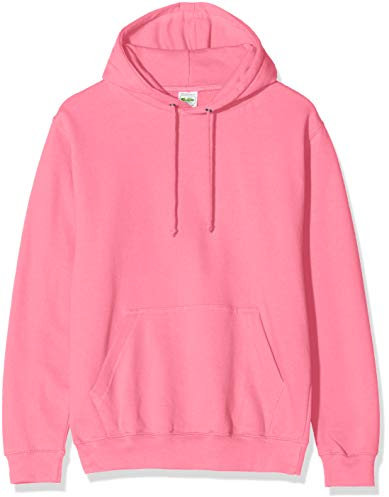 AWDis Men's College Hoodie, red (Candyfloss red), Small