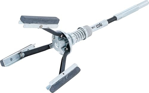 BGS 1156 | Honwerkzeug, 3-armig | Ø 58-80 mm | Backen 50 mm | Schleifköpfe Körnung 220 | mittlere Härte | einstellbarer Druck | für niedrigviskoses Öl oder Honöl
