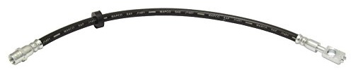 MAPCO Bremsschlauch vorne 3749 Vorderachse, Länge: 435mm, | Kompatibel mit: AUDI A3, SEAT LEON, TOLEDO II, SKODA OCTAVIA I, OCTAVIA I Combi, VW BORA I, BORA Variant, GOLF IV