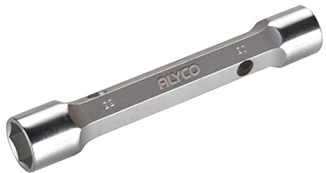 Alyco 191440 – Rohr-Steckschlüssel Sechskant Phillips Bocas geschmiedet Une 16586 satiniert verchromt 20 x 22 mm