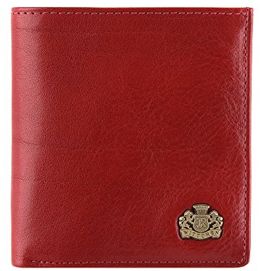 WITTCHEN Geldbörse aus Rindsleder | Kollektion: Arizona | mit Druckknopfverschluss | aus hochwertigen Materialien | elegant und klassisch | 9.3x10 cm