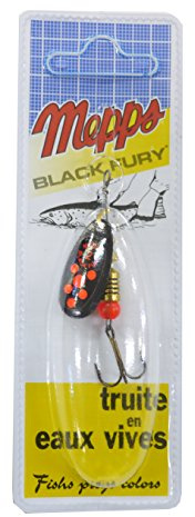 Mepps Comet Angelhaken Black Fury, für Forellenfang