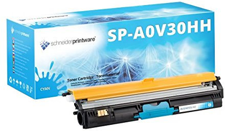 SCHNEIDERPRINTWARE Business Toner ( 25 PROZENT mehr Druckleistung ) (ca. 3.200 Seiten) Cyan kompatibel zu Konica Minolta A0V30HH für Konica Minolta Magicolor 1600W, 1650EN, 1680MF, 1690MF