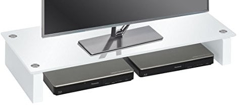 MAJA Möbel 1607 TV-Board Weißglas, Abmessungen (BxHxT): 82 x 12,20 x 35 cm, Glas, 82 x 35 x 12,20 cm