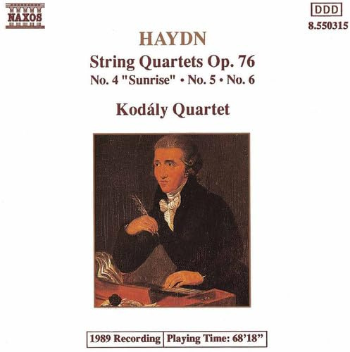 Haydn: String Quartets, Op. 76, Nos. 4, 5 and 6