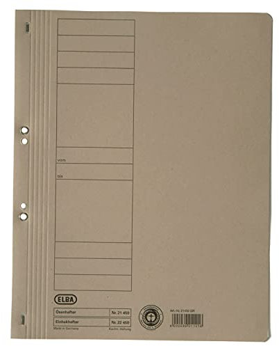 ELBA ™senhefter aus Karton, grau, voller Vorderdeckel