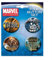 Marvel Comics Thor 4 Stck Button Set Mehrfarbig