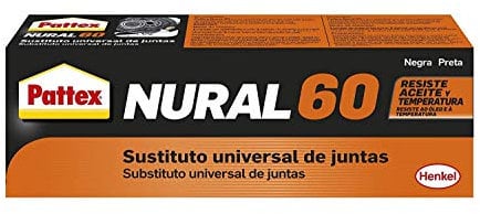 Pattex Nural 60 Sustituto universal de juntas, sellador de juntas para automoción e industria, silicona selladora para juntas de culata, cajas de cambio y más, 1 x 40 ml