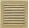 Amig - Griglia quadrata in alluminio | Griglie di ventilazione per presa d'aria | Ideale per soffitto cucina e bagno | Dimensioni: 150 x 150 mm | Colore: oro