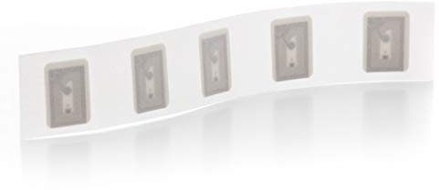 NFC Tag Sticker-Aufkleber 15mm x 20mm, 180 Byte, kompatibel mit allen nfc-fähigen Smartphones, 5 Stück in weiß optimal für Geräte-/ Profilsteuerung (Wlan, Bluetooth, SMS, Telefonanruf per NFC)