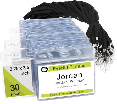 Ausweishülle Mit Band - Fushing 30 Stück Lanyard Kartenhalter Namensschilder Lanyard Namensschilder Mit Schlüsselband Kartenhalter Mit Band Lanyard Mit Ausweishülle Ausweishüllen Mit Schlüsselband