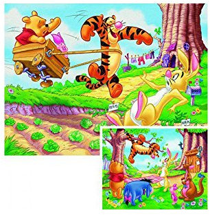 Ravensburger 08932 - Winnie Pooh: Lustige Streiche, 2 x 20 Teile Puzzle