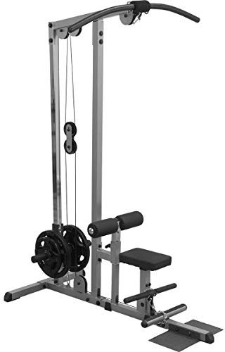 Latzug von Body Solid. 3 in 1 Gerät mit Scheibenaufnahme.