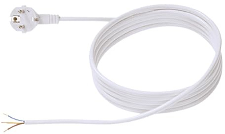 Bachmann 301275 301.275 Strom Anschlusskabel Weiß 3.00m, 3 Stück
