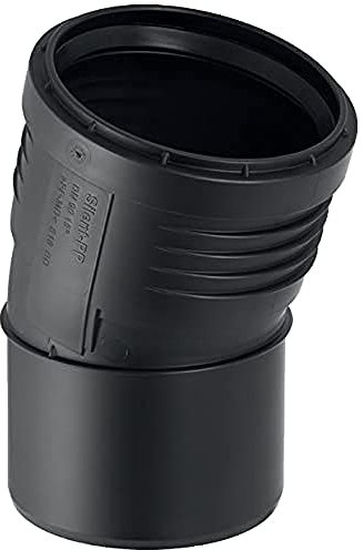 Geberit 390520141 Bogen Silent-PP mit Muffe, 15 Grad DN 110