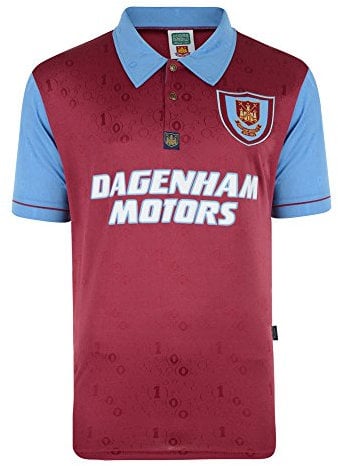 West Ham United 1995 Centenary Short Sleeve Shirt - Multi-Colour, Large