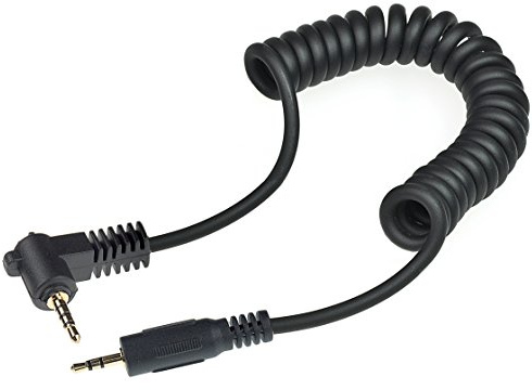 Kaiser Fototechnik 7009 Auslösekabel für 2,5 mm Klinkenstecker 7001/7002, 1P/Panasonic/Leica-Kamera mit Anschluss