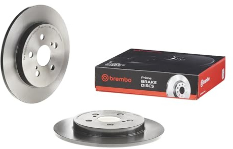 Brembo 08.A534.31 UV Coated solid Rear Brake Rotor LEXUS/SUBARU/TOYOTA/TOYOTA (FAW) OE# 4243112310