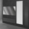 ECD Germany Radiatore Termosifone Termparredo Scaldasalviette Stella Verticale Piatto - 370x1400 mm - Cromato - Radiatore Scaldasalviette Asciugamani da bagno Verticale Piatto 370x1400 mm