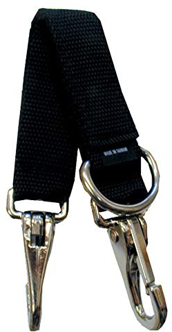 Gifted Horse Nylon Lunge Strap. Black Only. Easy On Snaps.