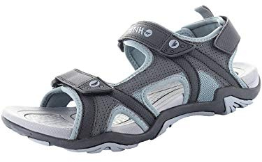 Hi-Tec Men's Crater Open Toe Sandals Charcoal/Cool Grey 51, 7 (41 EU)