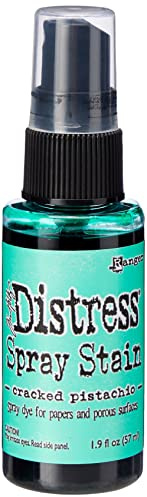 Ranger Tim Holtz Distress Spray Stains January Cracked Pistachio Bottles, 1.9 oz