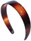 Righe e Pois - Serre-tête en plastique rigide et flexible de 3 cm de large marron tortue - Serre-tête CM 03 DEMI - accessoires pour cheveux