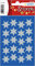 HERMA 3906 Aufkleber Sterne Silber groß, 60 Stück, 21 mm, Stern Sticker aus Papier, Weihnachtssticker Sternaufkleber für Weihnachten Geschenke Adventskalender Dekoration Kinder Belohnung DIY Basteln