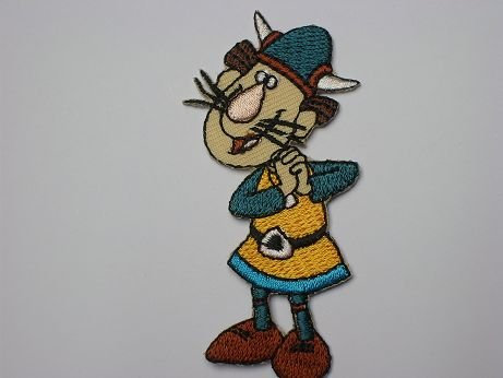 alles-meine.de GmbH Wickie Gorm und die starken Männer 3,5 cm * 7 cm Bügelbild Aufnäher Applikation Patch