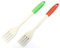 Fackelmann Tenedor Madera de abedul con Mango de elastómero, 32 Cm, tenedor para cocinar. 1 ud.