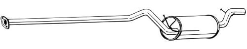 Bosal 286-605 Middle Silencer