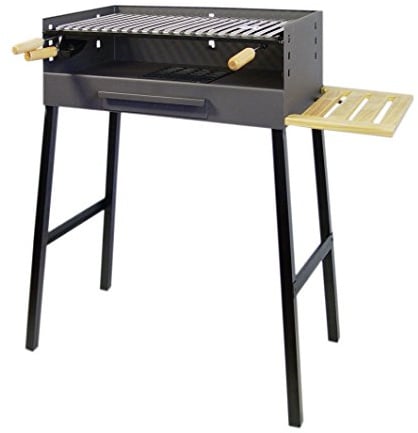 Imex El Zorro 71440 71440 BBQ with Stainless Steel Grill, 93 x 68 x 40 cm, Colour, Black 93 x 68 x 40 cm
