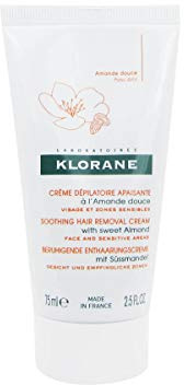 Klorane Soothing Hair Removal Cream with Sweet Almond 75 ml