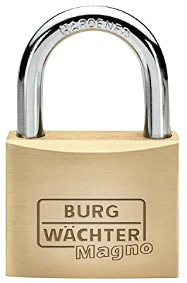 BURG-WÄCHTER Vorhangschloss Magno 400E hoher Bügel, 40/65,verschiedensperrend SB