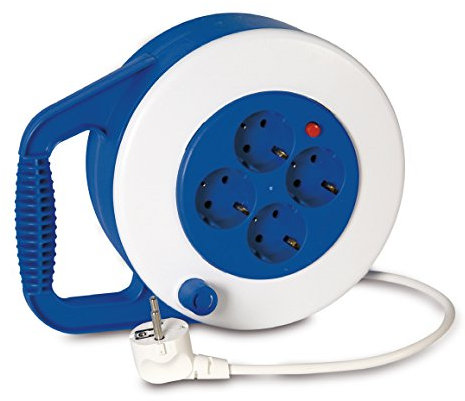 Tayg, Cable Extensible Eléctrico 10 Metros 3x1 mm, Azul