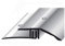 Ausgleichsprofil Laminat / Parkett, 7 – 15 x 44 mm, Alu. eloxiert, gebohrt, silber