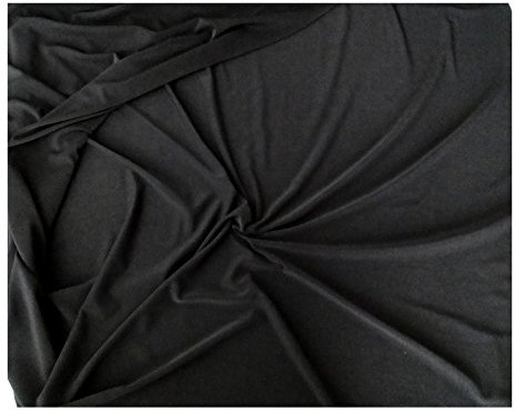 Fabrics-City SCHWARZ BI-STRETCH LYCRA JERSEY STOFF LYCRASTOFF STOFFE, 2746
