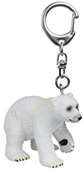 PAPO 02208 Schlüsselanhänger Eisbärenjunges, Mehrfarben