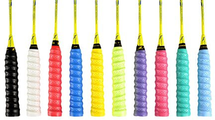 Fangcan Tacky Keel Griffband für Tennis Badminton Schläger Multi Farben 10 Stück