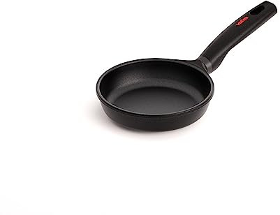 Valira 4192/15 Poêle Premium de 16 cm fabriqué en Espagne, en Fonte d'aluminium avec Anti-adhérent écologique renforcé, Non apte pour l'induction, Noir