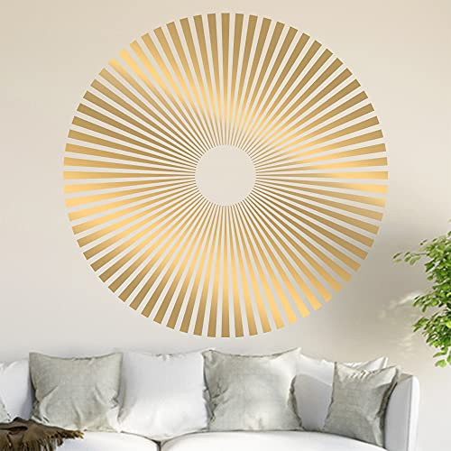 Kreis Ornament Wandtattoo in 6 Größen - Wandaufkleber Wall Sticker - Dekoration, Küche, Wohnzimmer, Schlafzimmer, Badezimmer