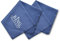 KING OF FLASH 2 x Blue Superfine Microfiber Cleaning Cloths For Mobile Phones, Glasses, Tablets, TV, Sunglasses, Screens, Camera Lens Cleaners (15cm)