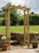 Reus Garden Arch Curve top with side rellis - 10 Year warranty against rot