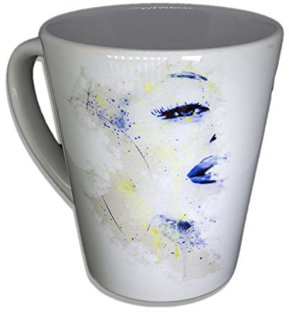 Marilyn Monroe IIII - Handarbeit Designer Tasse aus brillanten Porzellan Unikat - Tasse, Becher, Kaffeetasse, Teetasse Keramik Tasse, 330ml, Geschenk für Freunde