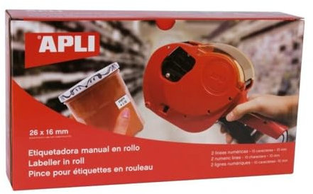 Etikettiermaschine apli 2 Rollen 10 Ziffern