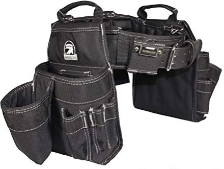 Gatorback Professional Carpenter's Tool Belt Combo w/Air-Channel Pro Comfort Back Support Belt. (Medium 31-35 Inch Waist)
