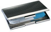 Sigel© Visitenkarten-Etui, silber, gl„nzend