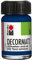 Marabu 14010039053 - Decormatt Acryl Dunkelblau 053, 15 ml, samtmatte Acrylfarbe auf Wasserbasis, cremig und farbintensiv, speichelfest, wetterfest, zum freien Malen und Schablonieren