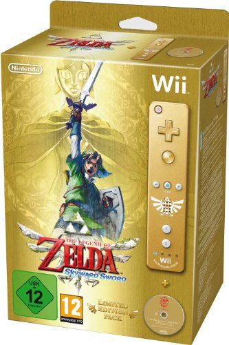 The Legend of Zelda : Skyward Sword + Manette Wii Plus dorée - édition limitée